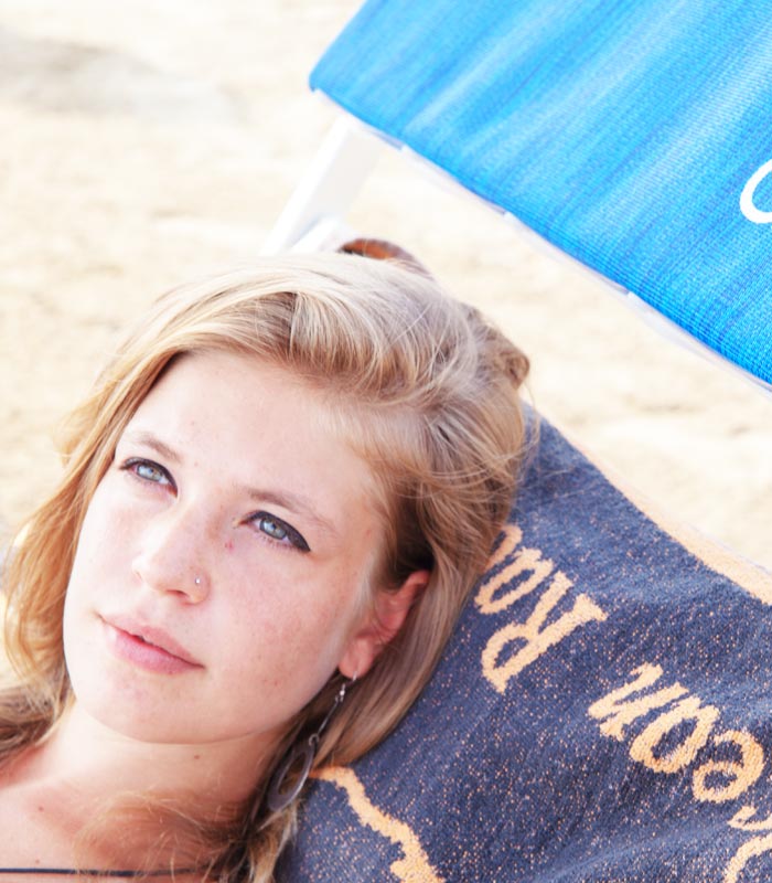 Relax on the deckchair